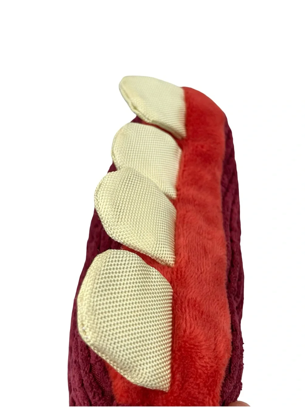 Bark Box Spare Ribs Dog Toy Plush Pibble Dribbles Double Bib Ribbles M/L Steak S